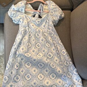 Antonio Melani Born on Fifth Camille Tile Print Babydoll Dress 26518